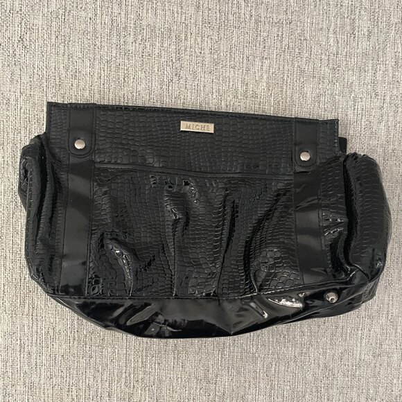 Miche Classic Black Top Handle Base w/Ebony Cover Vegan Leather Medium Size - Picture 11 of 16